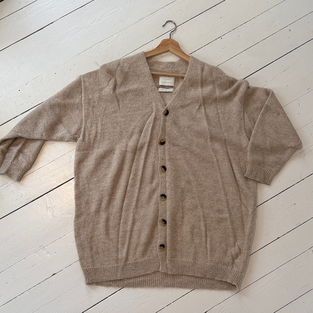 Lauren Manoogian Alpaca V-Neck Sweater - Picture 5 of 8